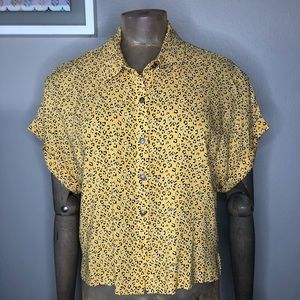 Leopard print crop top